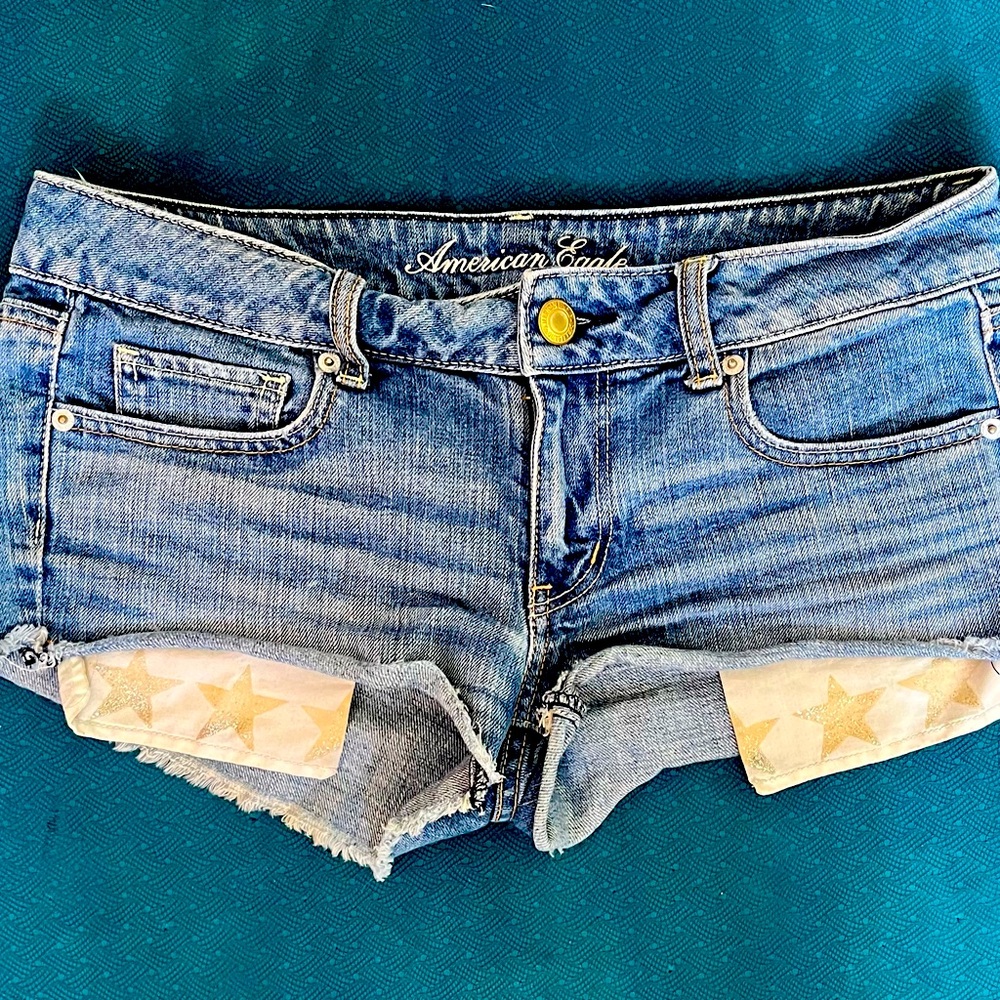 American eagle denim shorts